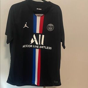 Paris Saint Germain Nike Air Jordan 2019 2020 Short Sleeve Jersey XL